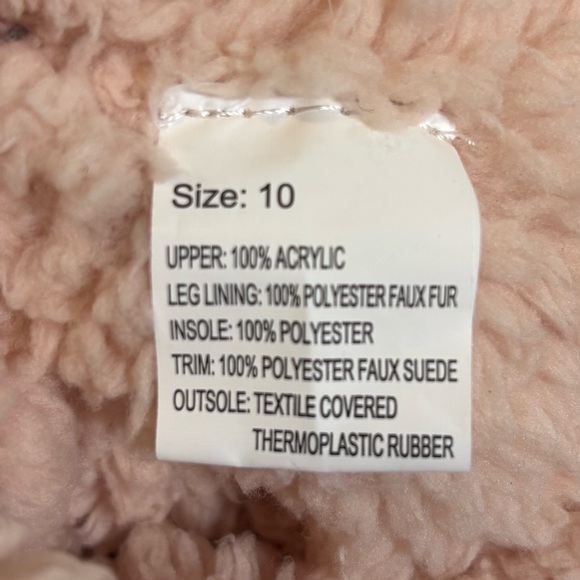 Muk Luks Felicity Boots-Blush Pink Knit-Women Size 10 - Picture 11 of 11